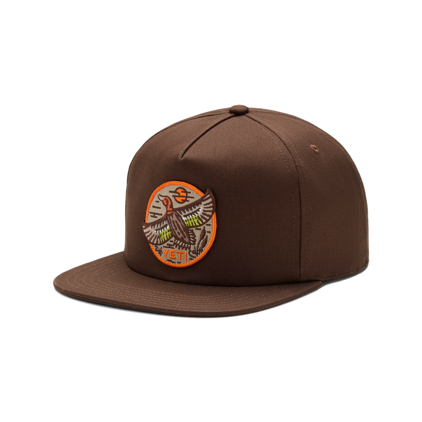 YETI YETI® BFTW Duck Flat Brim Hat Dark Brown