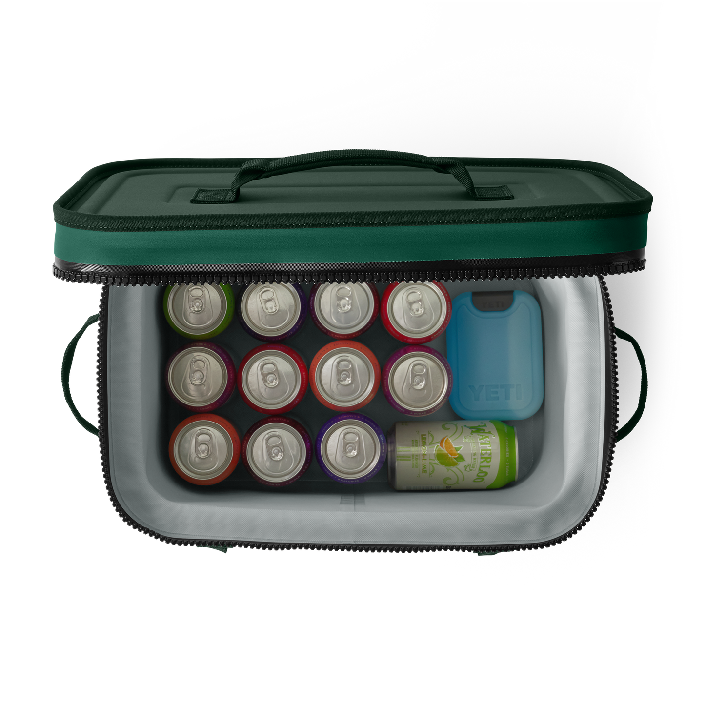 YETI Glacière souple Hopper Flip® 18 Black Forest Green