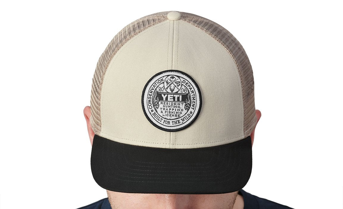 YETI Casquette Trucker Trapping License Sharptail Taupe/Noir
