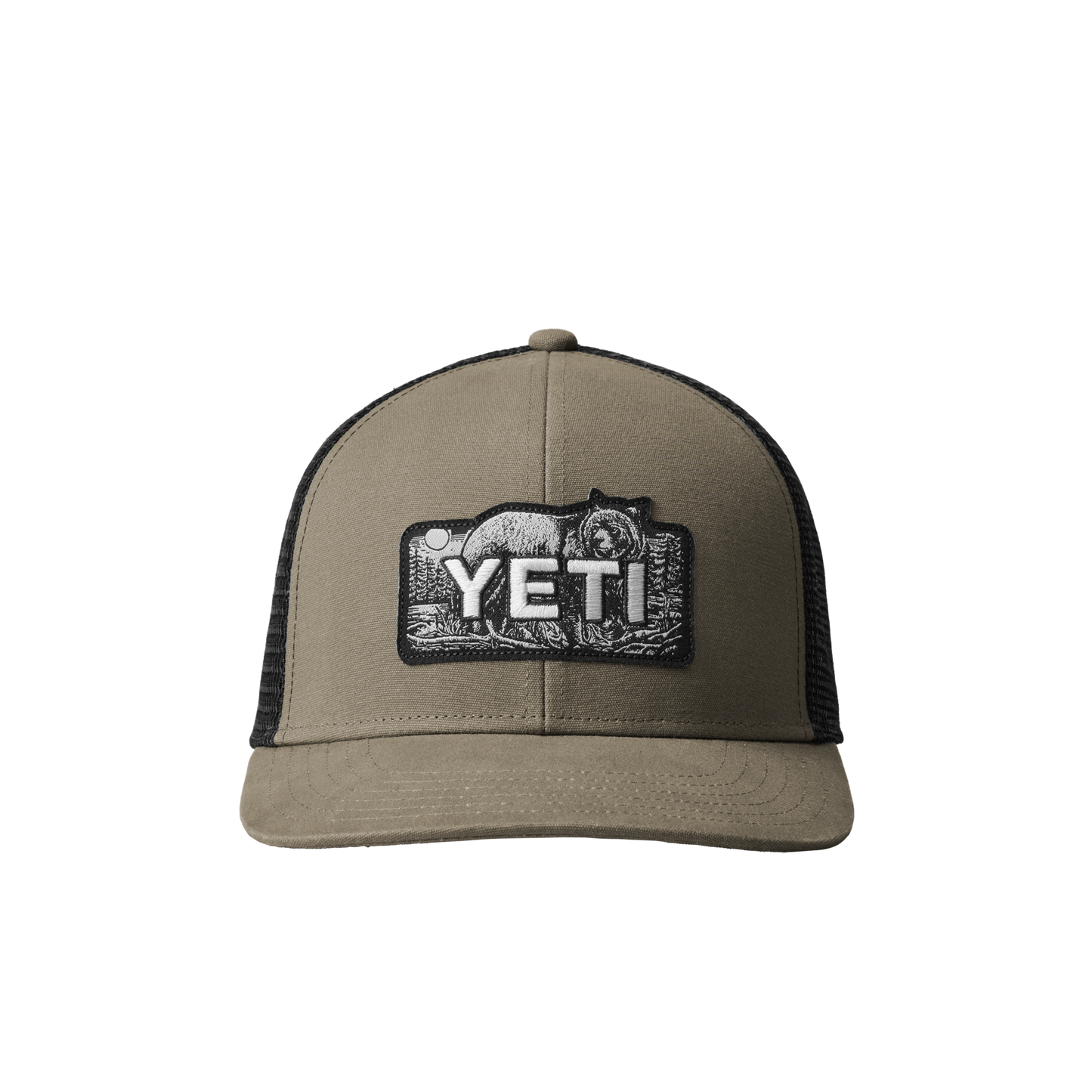 YETI Casquette Trucker Bear Badge Noir