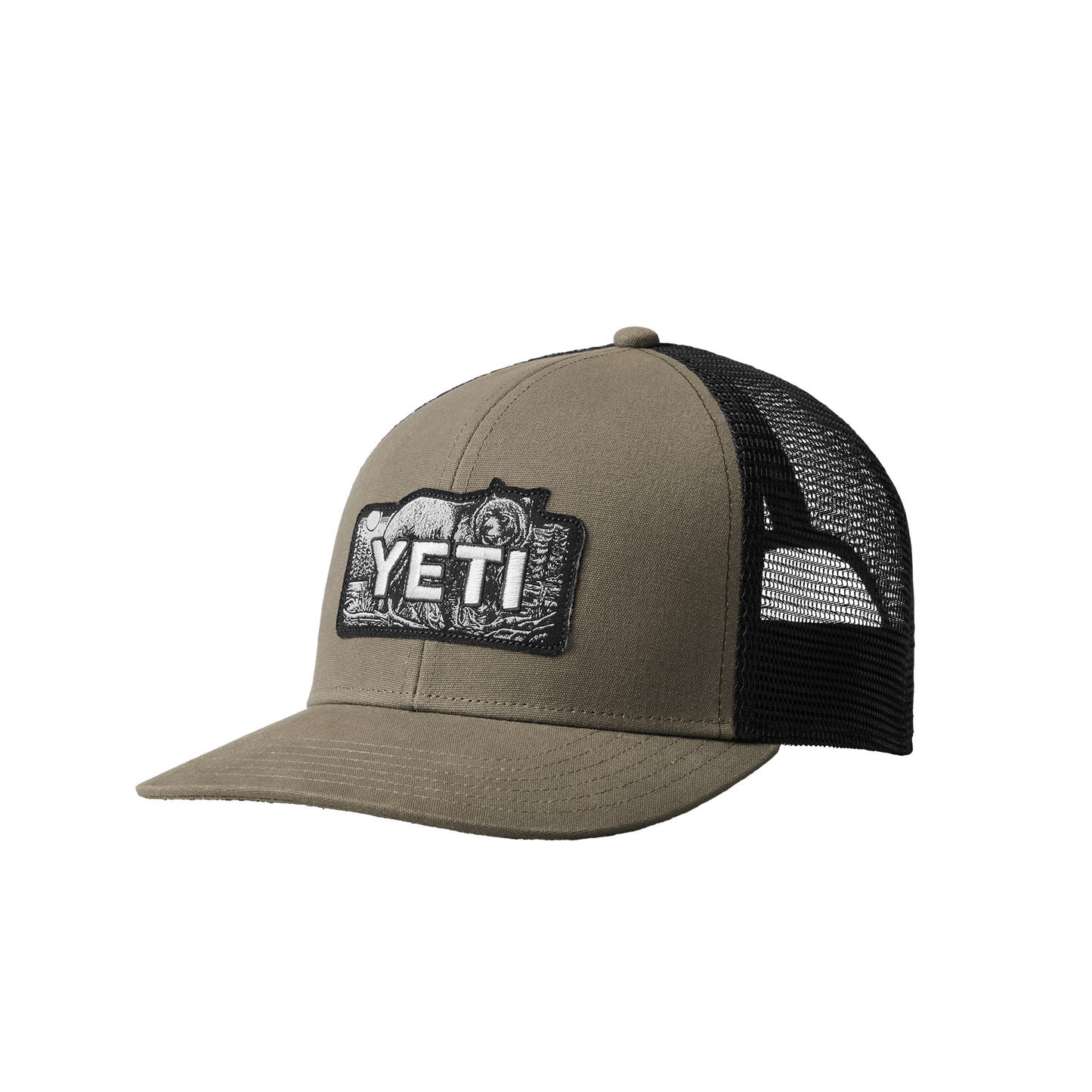 YETI Casquette Trucker Bear Badge Noir