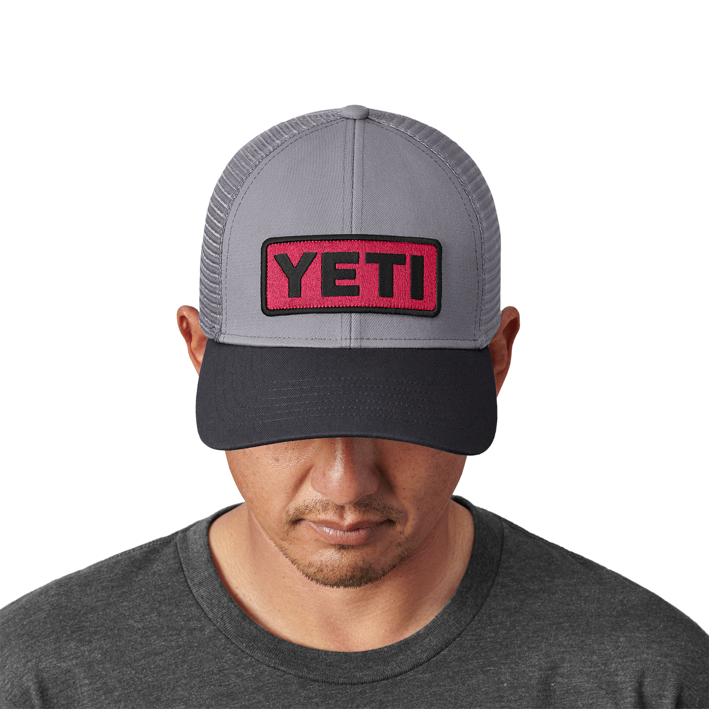 YETI Casquette Trucker Low-Profile Logo Badge Harvest Red/Noir