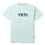 YETI Tee-shirt à manches courtes Logo Badge haut de gamme Light Blue
