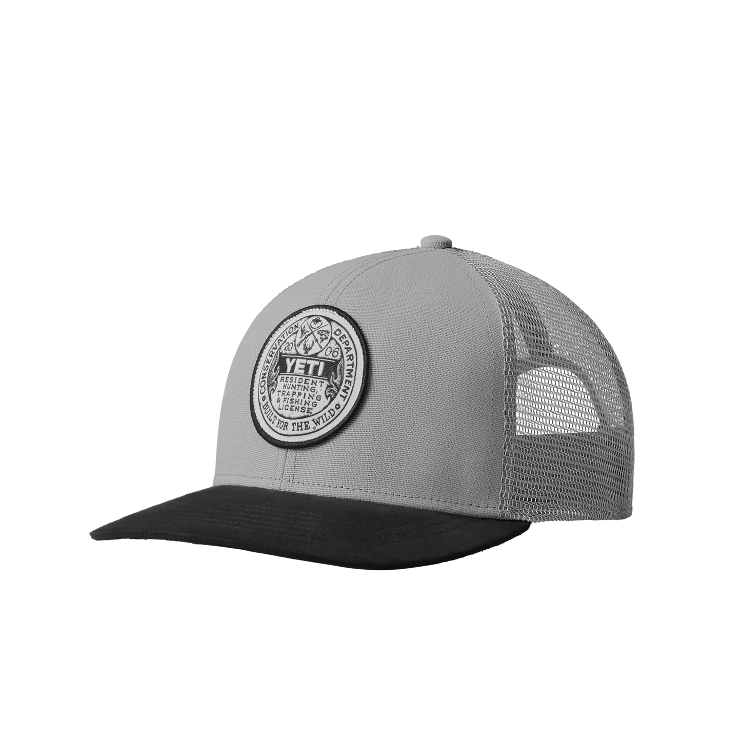 YETI Casquette Trucker Trapping License Grey/Noir
