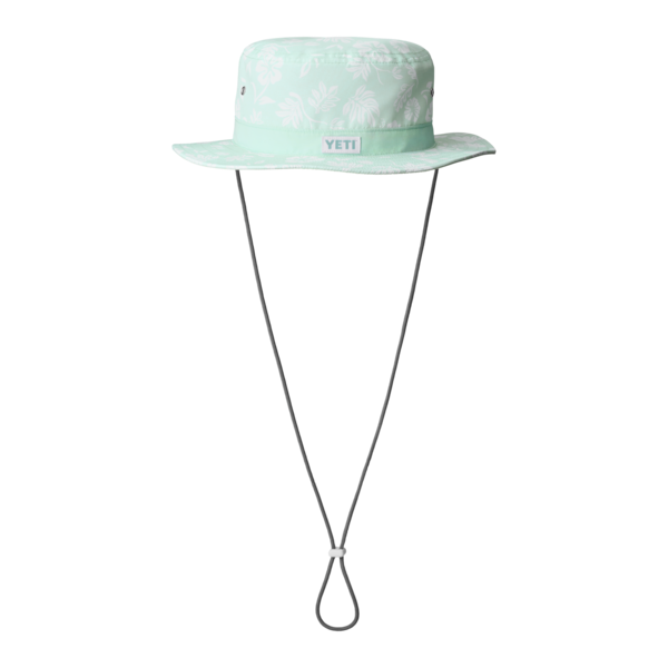 YETI Bob Boonie Floral Print Ice Blue