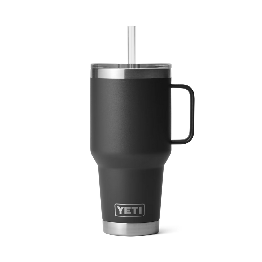 YETI Rambler® Mug De 35 oz (994 ml) Avec couvercle à paille Noir