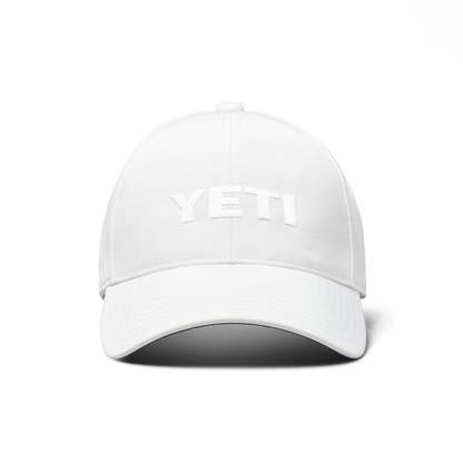 YETI™ Logo Structured Performance Hat White