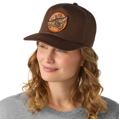 YETI YETI® BFTW Duck Flat Brim Hat Dark Brown