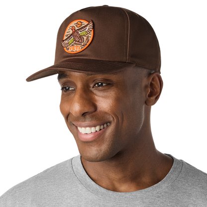YETI YETI® BFTW Duck Flat Brim Hat Dark Brown