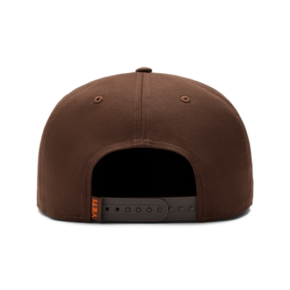 YETI YETI® BFTW Duck Flat Brim Hat Dark Brown