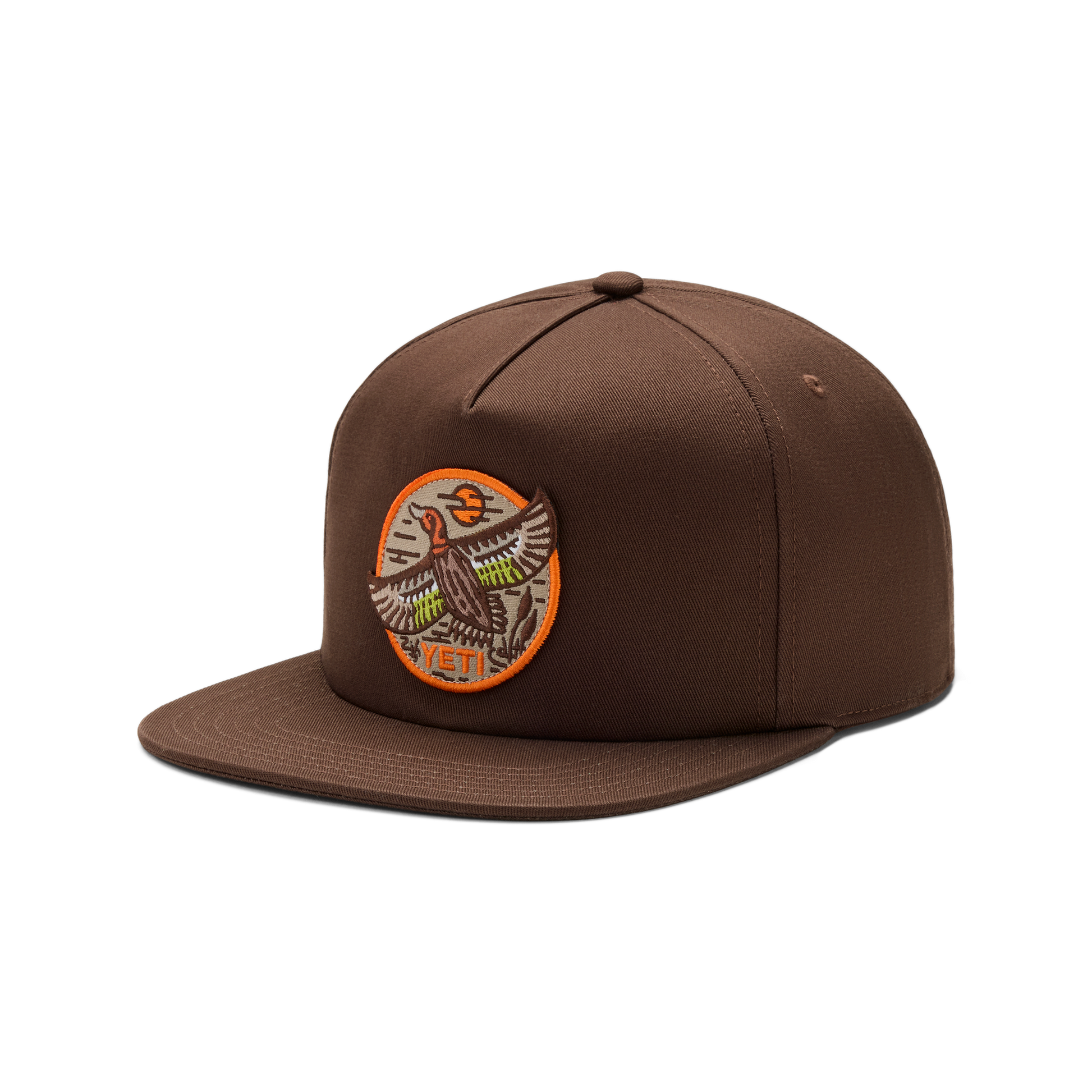 YETI YETI® BFTW Duck Flat Brim Hat Dark Brown