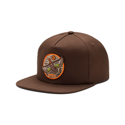 YETI YETI® BFTW Duck Flat Brim Hat Dark Brown