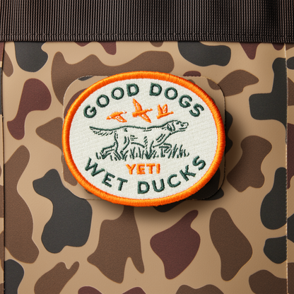 YETI Good Dogs Patch Orange