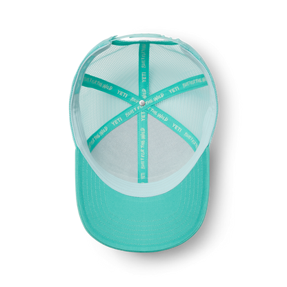 YETI Logo Badge Mid Pro Trucker Hat Ocean