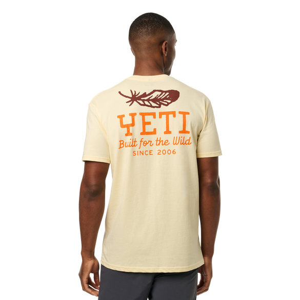 YETI Feather Short Sleeve T-Shirt Butter