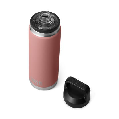 YETI Rambler® Bouteille 26 oz (760 ml) avec bouchon Chug Sandstone Pink