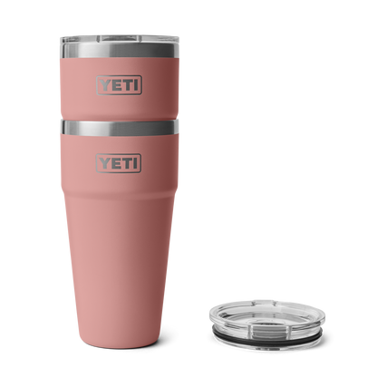 YETI Rambler® Verre empilable de 30 oz (887 ml) Sandstone Pink