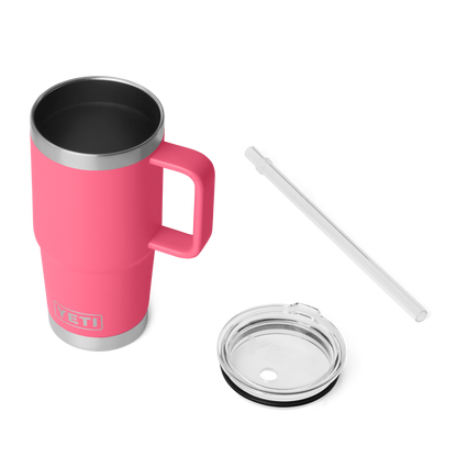 YETI Rambler® 25 oz (739 ml) Straw Mug 2.0 Tropical Pink