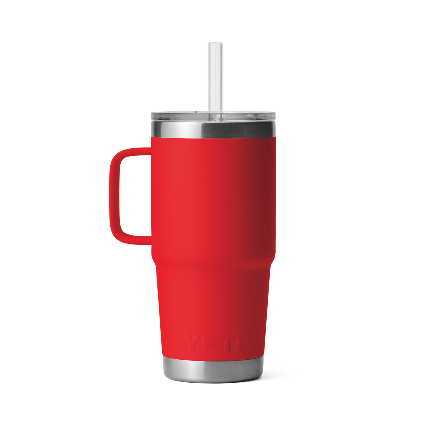 YETI Rambler® Mug De 25 oz (710 ml) Avec couvercle à paille Rescue Red