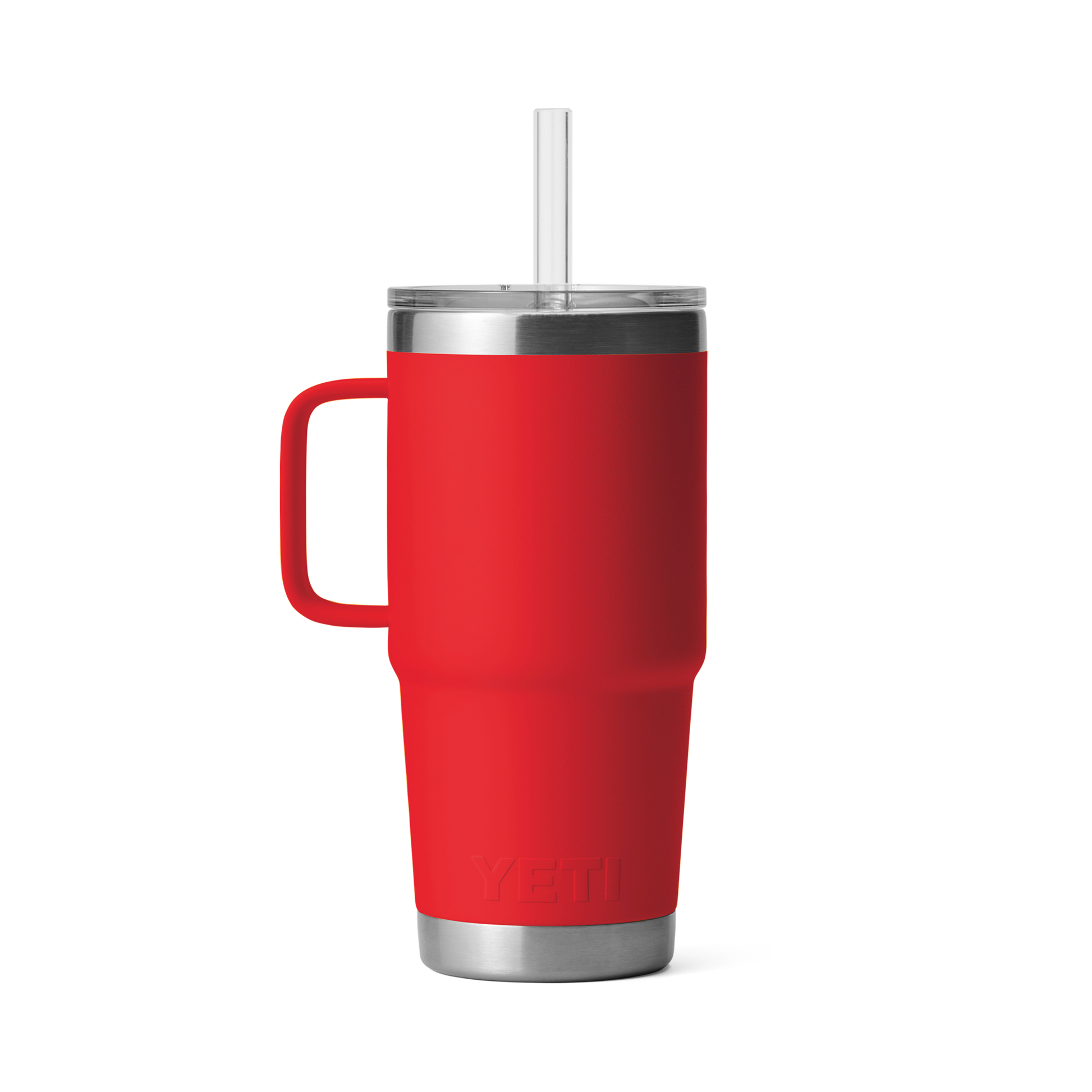YETI Rambler® Mug De 25 oz (710 ml) Avec couvercle à paille Rescue Red