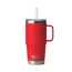 YETI Rambler® Mug De 25 oz (710 ml) Avec couvercle à paille Rescue Red