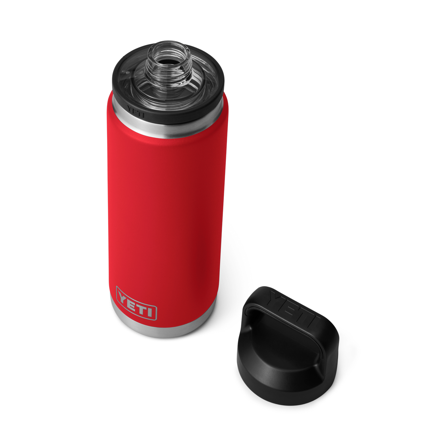 YETI Rambler® Bouteille 26 oz (760 ml) avec bouchon Chug Rescue Red