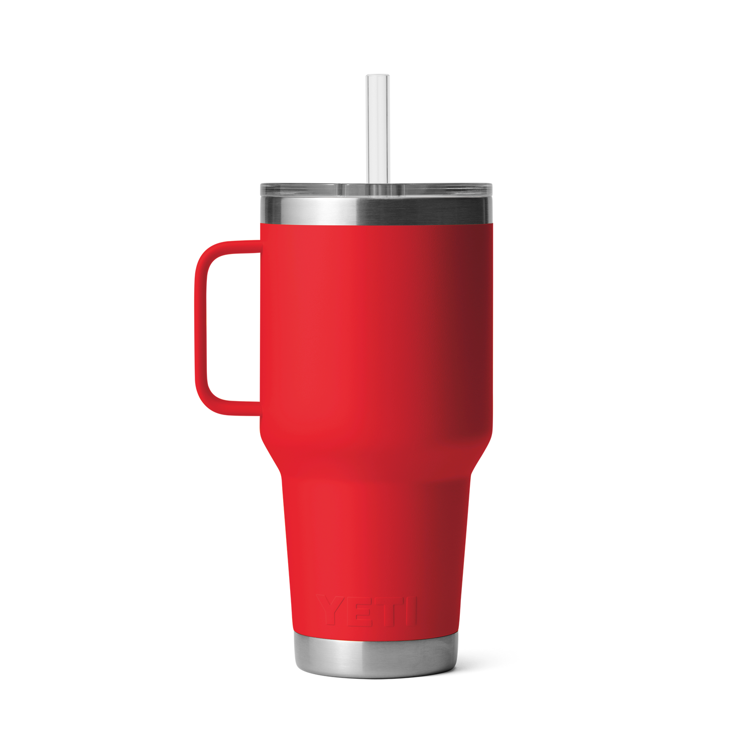 YETI Rambler® Mug De 35 oz (994 ml) Avec couvercle à paille Rescue Red