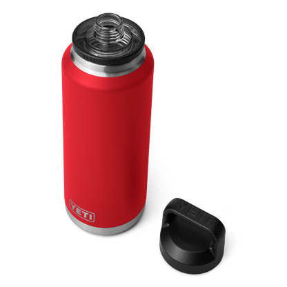 YETI Rambler® Bouteille 46 oz (1,4 l) avec bouchon Chug Rescue Red