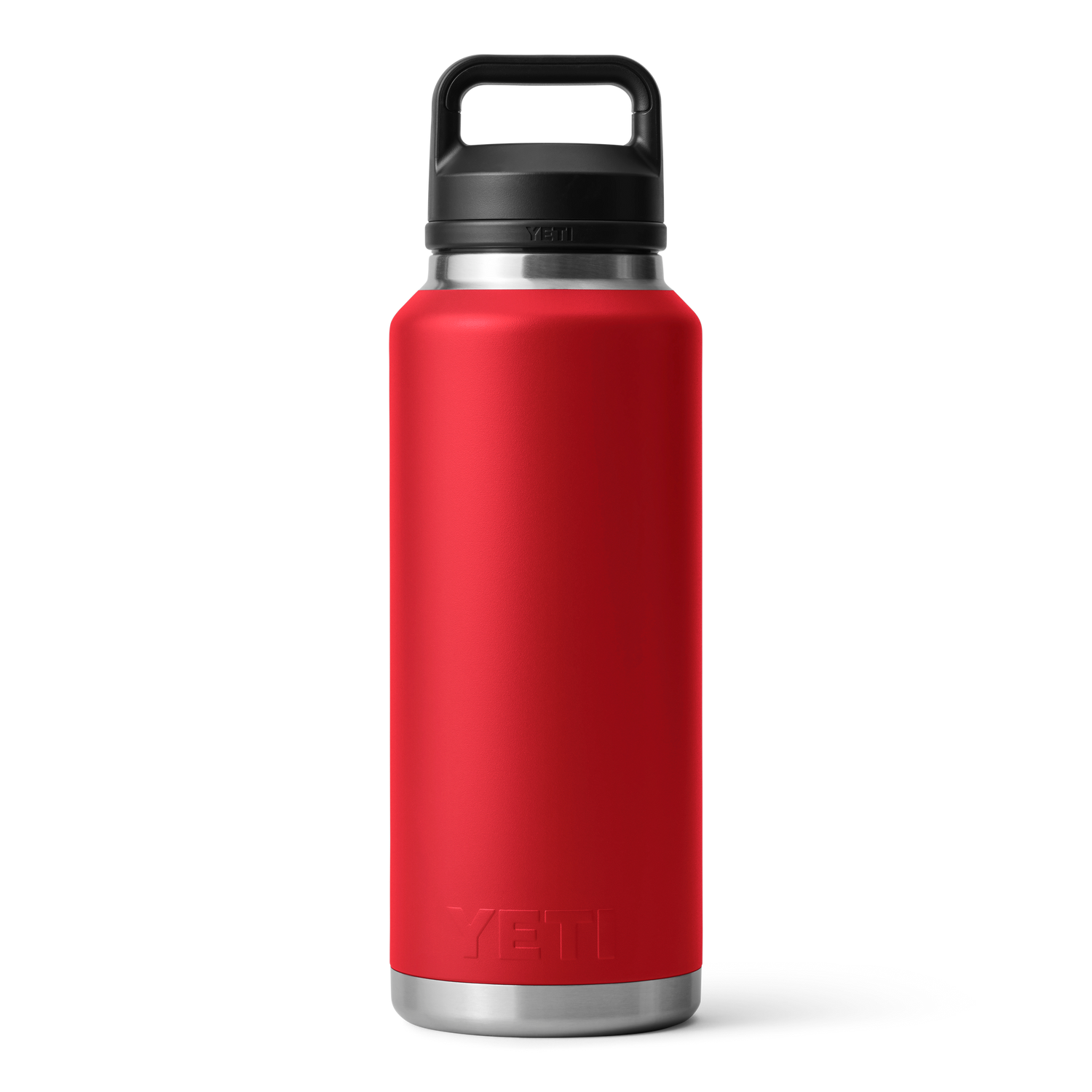 YETI Rambler® Bouteille 46 oz (1,4 l) avec bouchon Chug Rescue Red