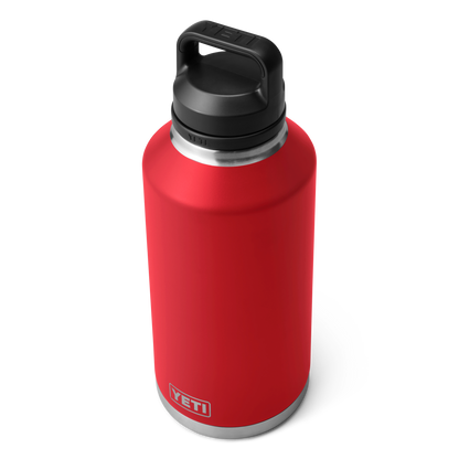 YETI Rambler® Bouteille 64 oz (1,9 l) avec bouchon Chug Rescue Red