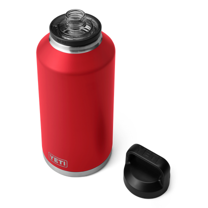 YETI Rambler® Bouteille 64 oz (1,9 l) avec bouchon Chug Rescue Red