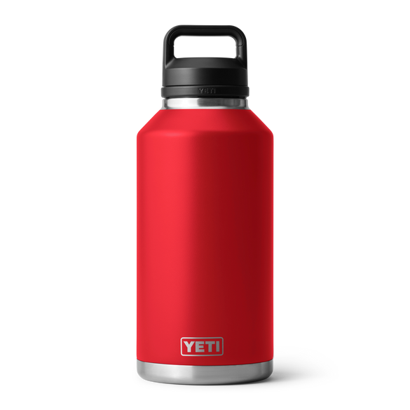 YETI Rambler® Bouteille 64 oz (1,9 l) avec bouchon Chug Rescue Red