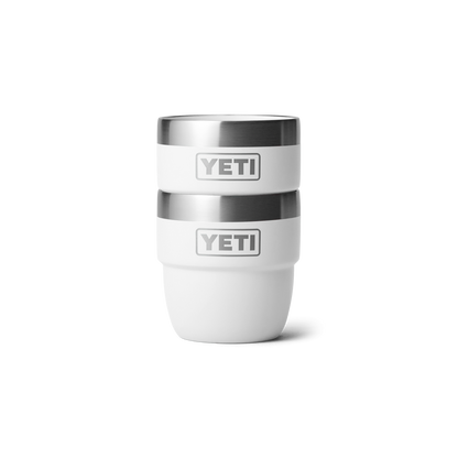 YETI Rambler® Tasse empilable de 4 oz (118 ml) Blanc