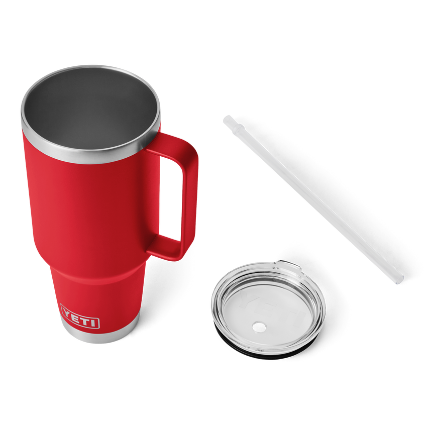 Rambler® Mug De 42 oz (1242 ml) Avec couvercle à paille Rescue Red