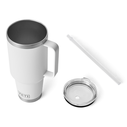 Rambler® Mug De 42 oz (1242 ml) Avec couvercle à paille Blanc