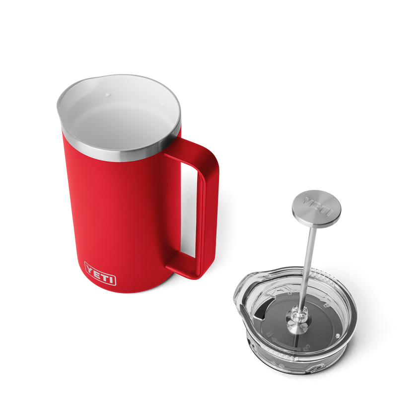 YETI Cafetière à piston Rambler® de 34 oz Rescue Red