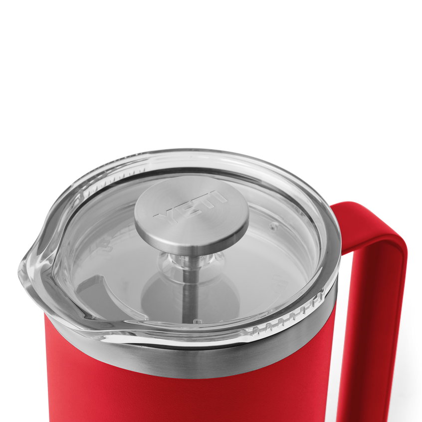 YETI Cafetière à piston Rambler® de 34 oz Rescue Red