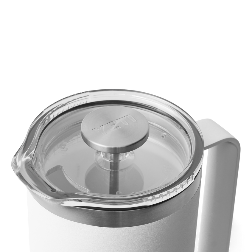 YETI Cafetière à piston Rambler® de 34 oz Blanc