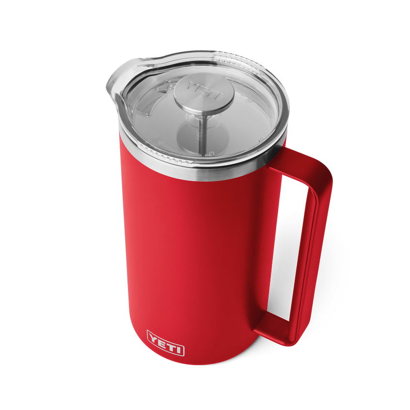 YETI Cafetière à piston Rambler® de 64 oz Rescue Red