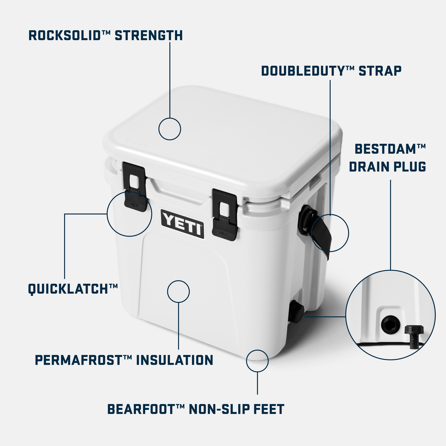 YETI Roadie® 24 Cool Box Rescue Red 