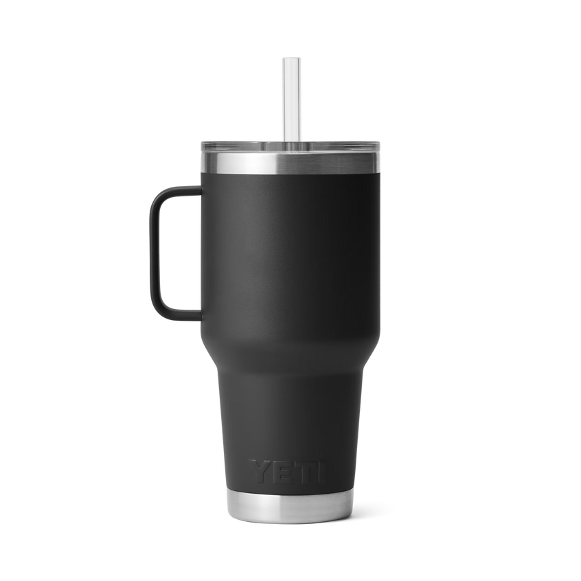 YETI Rambler® Mug De 35 oz (994 ml) Avec couvercle à paille Noir