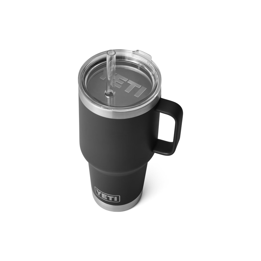 YETI Rambler® Mug De 35 oz (994 ml) Avec couvercle à paille Noir