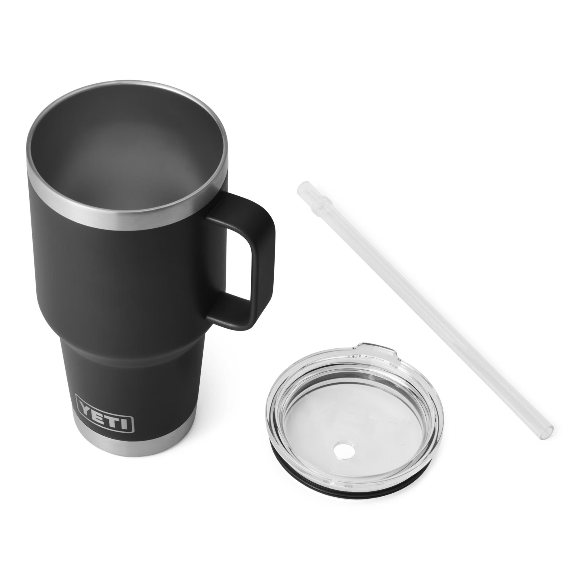 YETI Rambler® Mug De 35 oz (994 ml) Avec couvercle à paille Noir