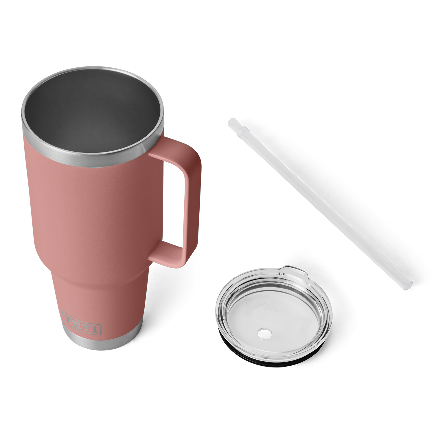 YETI Rambler® Mug De 42 oz (1242 ml) Avec couvercle à paille Sandstone Pink