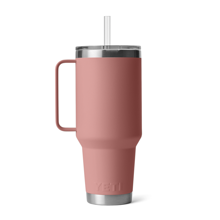 YETI Rambler® Mug De 42 oz (1242 ml) Avec couvercle à paille Sandstone Pink