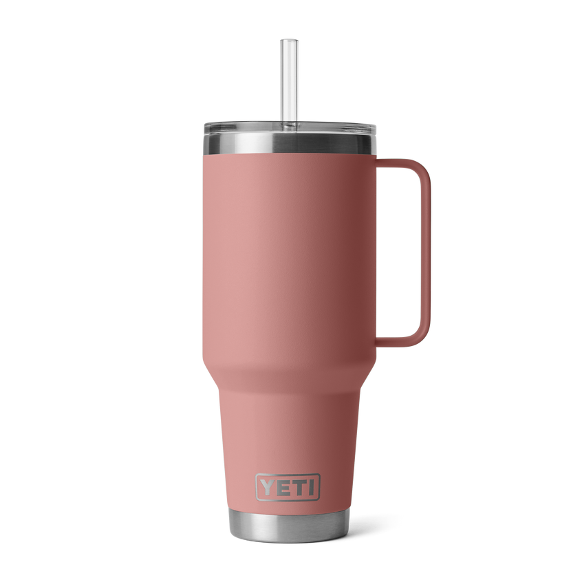 YETI Rambler® Mug De 42 oz (1242 ml) Avec couvercle à paille Sandstone Pink