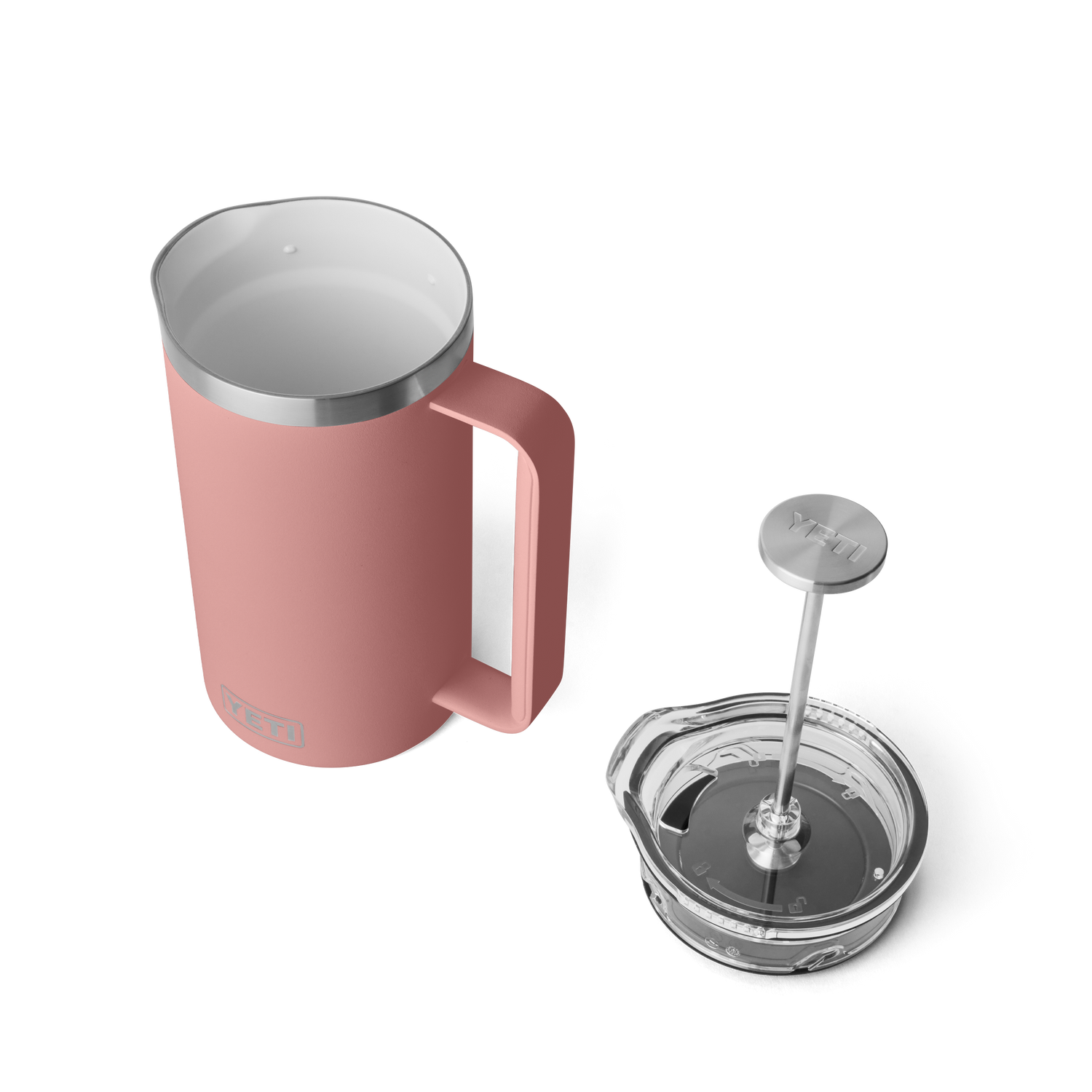 YETI Cafetière à piston Rambler® de 34 oz Sandstone Pink