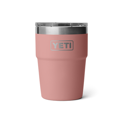 YETI Rambler® Verre empilable de 16 oz (473 ml) Sandstone Pink