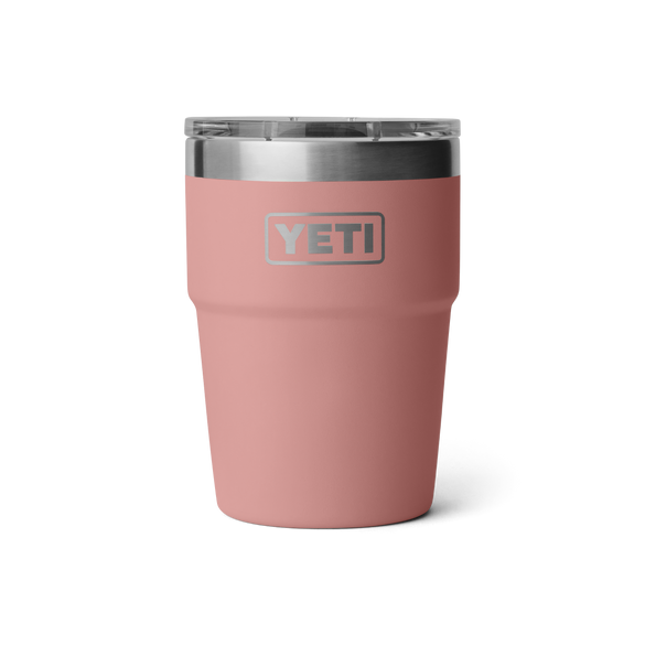 YETI Rambler® Verre empilable de 16 oz (473 ml) Sandstone Pink