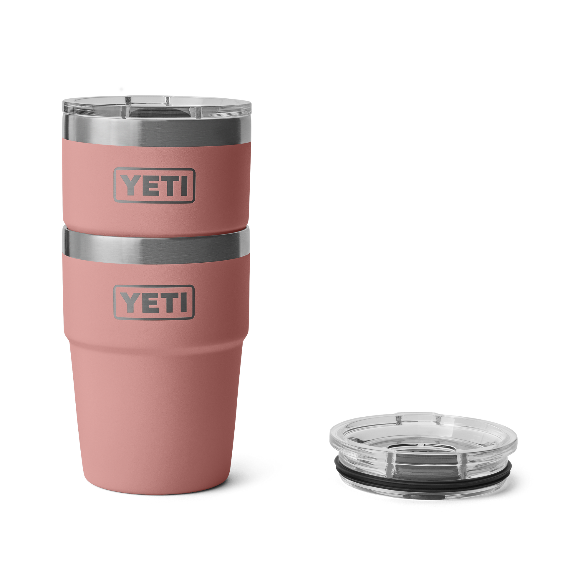 YETI Rambler® Verre empilable de 16 oz (473 ml) Sandstone Pink